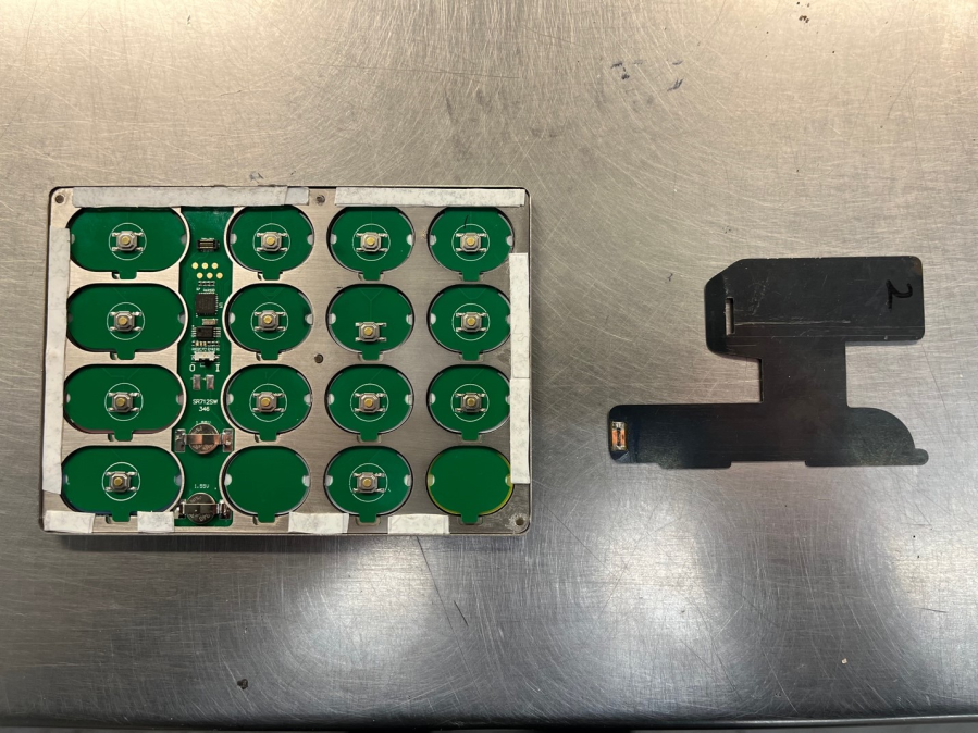 A photo of a fake keypad used during an ATM skimming scheme in Salt Lake City. (Salt Lake City Police Department)