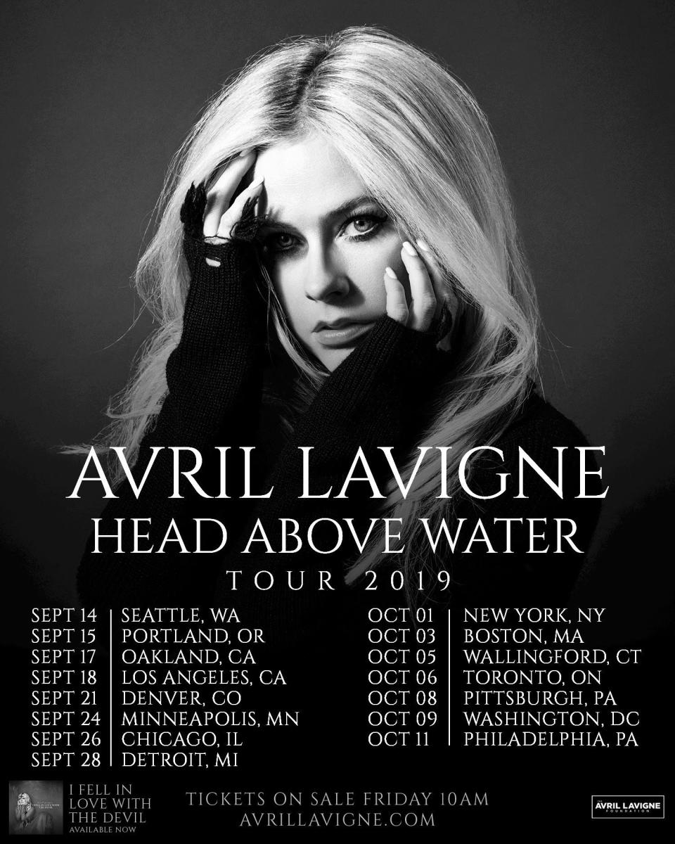 Avril Lavigne 2019 tour