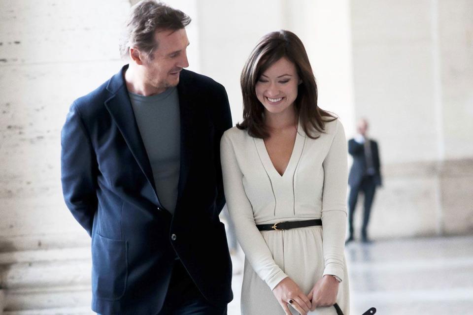 Liam Neeson war 61 und Olivia Wilde war 29 in ‚Dritte Person‘ Altersunterschied: 32 Jahre