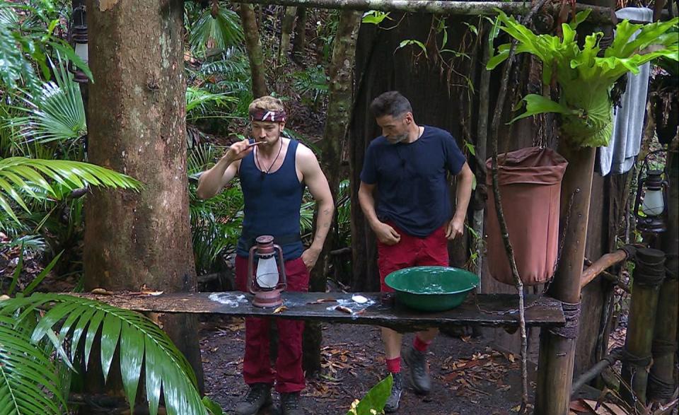 sam thompson and fred sirieix in i'm a celebrity 2023