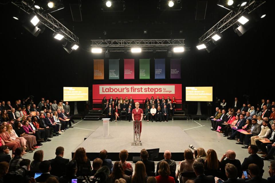 Labour launched its six first steps if it wins the general election (Getty Images)