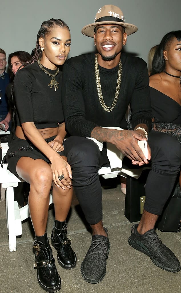 Teyana Taylor, Iman Shumpert, NYFW