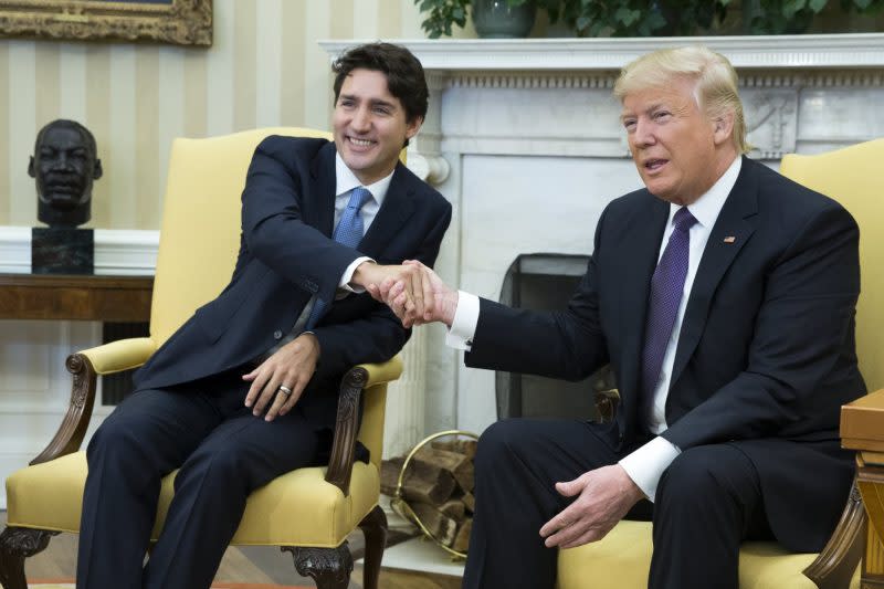 All eyes on Trudeau as he meets Trump in Washington