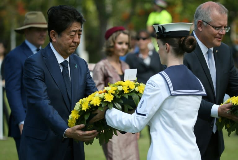 Veterans described the wreath-laying in a ceremony at the Darwin Cenotaph as moving and emotional