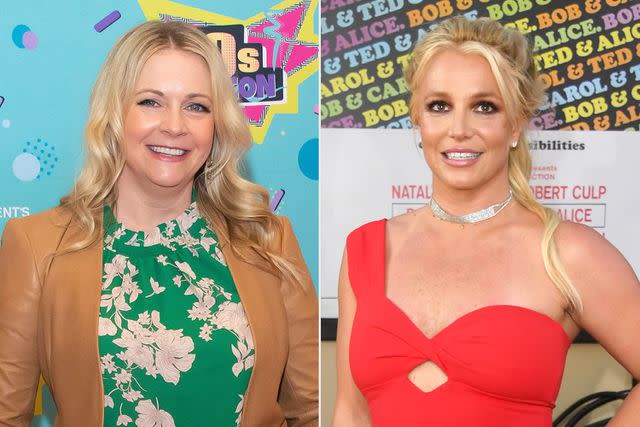 <p>Astrida Valigorsky/Getty; Jon Kopaloff/FilmMagic</p> Melissa Joan Hart; Britney Spears