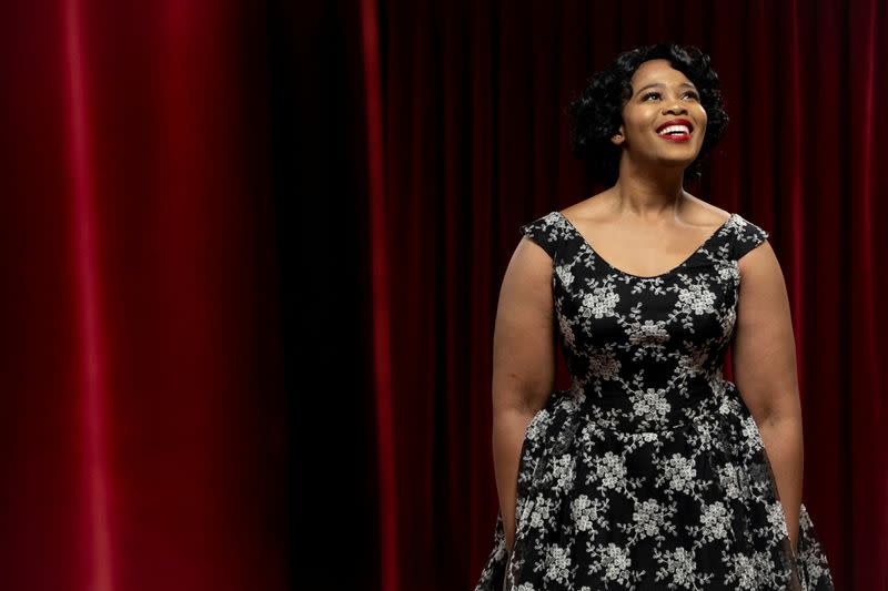 Opera star Pretty Yende poses for portraits in the Vienna State Opera