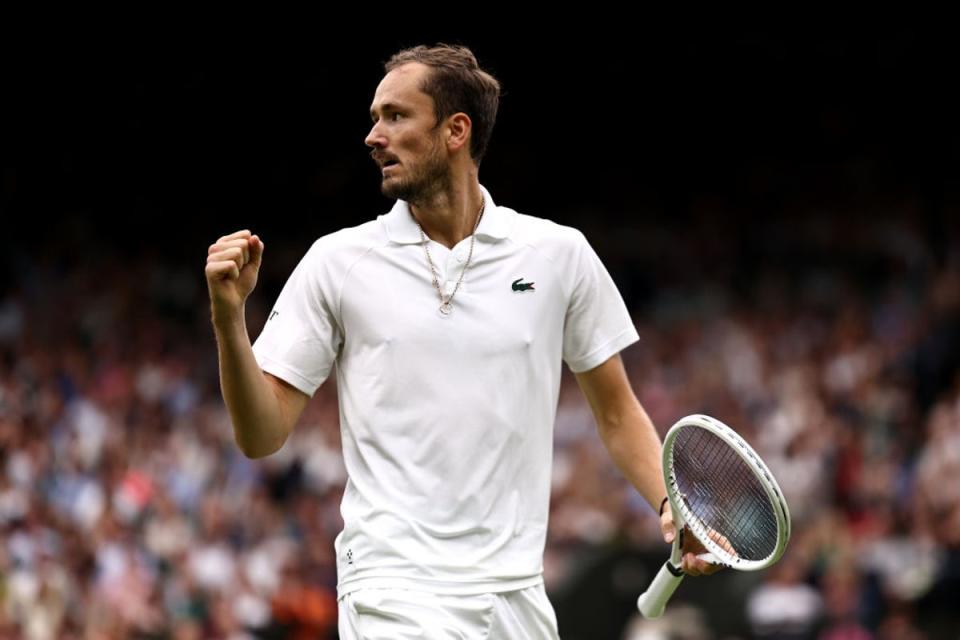 The Russian was the underdog but emerged victorious (Getty Images)