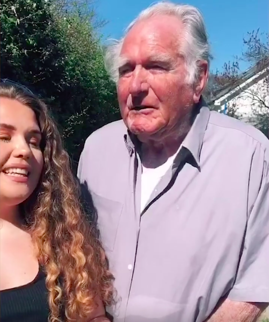 Yazzy Chamberlain has been singing with her granddad through lockdown.  (Caters/@yazzy_music)