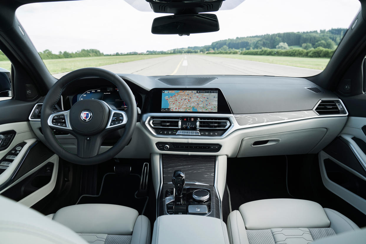 The interior gets a re-trimmed steering wheel and shift buttons