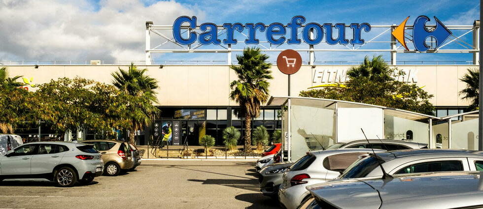 Le dispositif sera en place dans le groupe Carrefour dès l'été 2023, selon la direction.  - Credit:JC MILHET / Hans Lucas / Hans Lucas via AFP