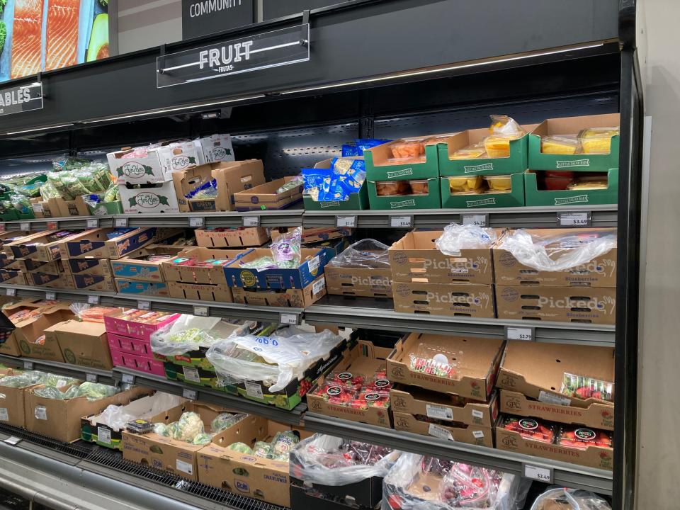 Produce at Aldi in New York City