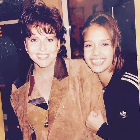 <p>Jessica Alba Instagram</p> Cathy Alba and Jessica Alba.