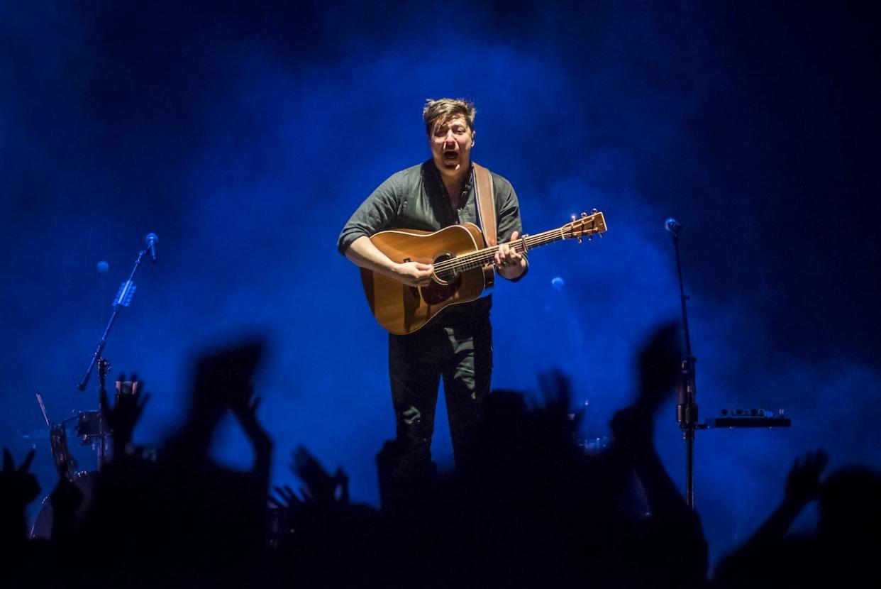 Mumford & Sons wrap up the first North American leg of their "Delta" tour at Fiserv Forum in Milwaukee on March 31, 2019.