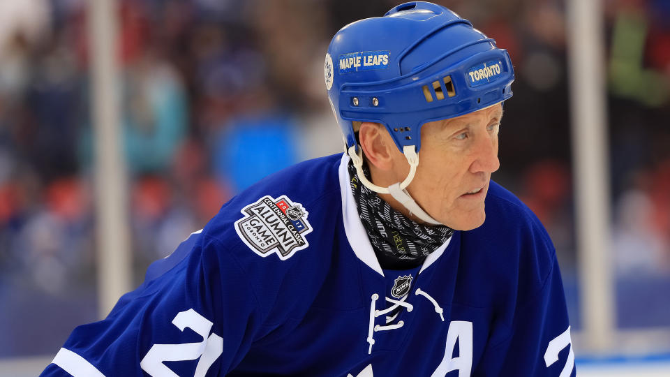 Toronto Maple Leafs icon Borje Salming shared his ALS diagnosis on Wednesday.  (Photo by Dave Reginek/NHLI via Getty Images)