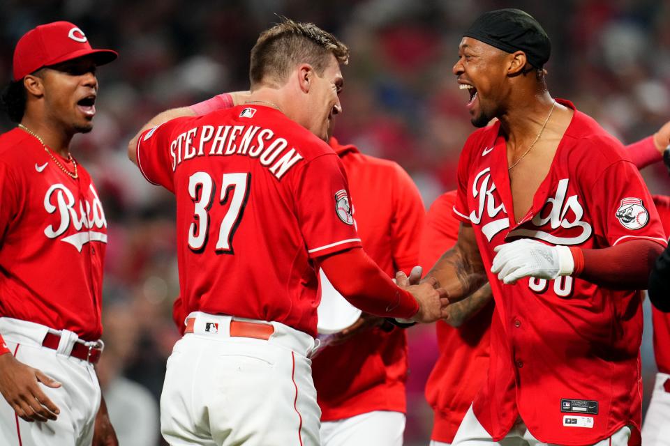 Cincinnati Reds outfielder Will Benson had season-changing conversations with TJ Friedl and Joey Votto as he made key adjustments at the plate.