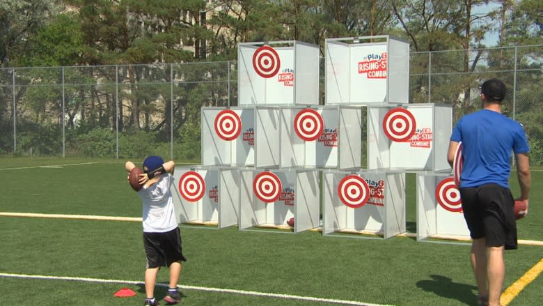 Gridiron dreams: Manitoba kids become NFL pros for a day