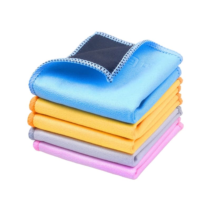Eco-Fused Microfiber Cleaning Cloths Double-Sided