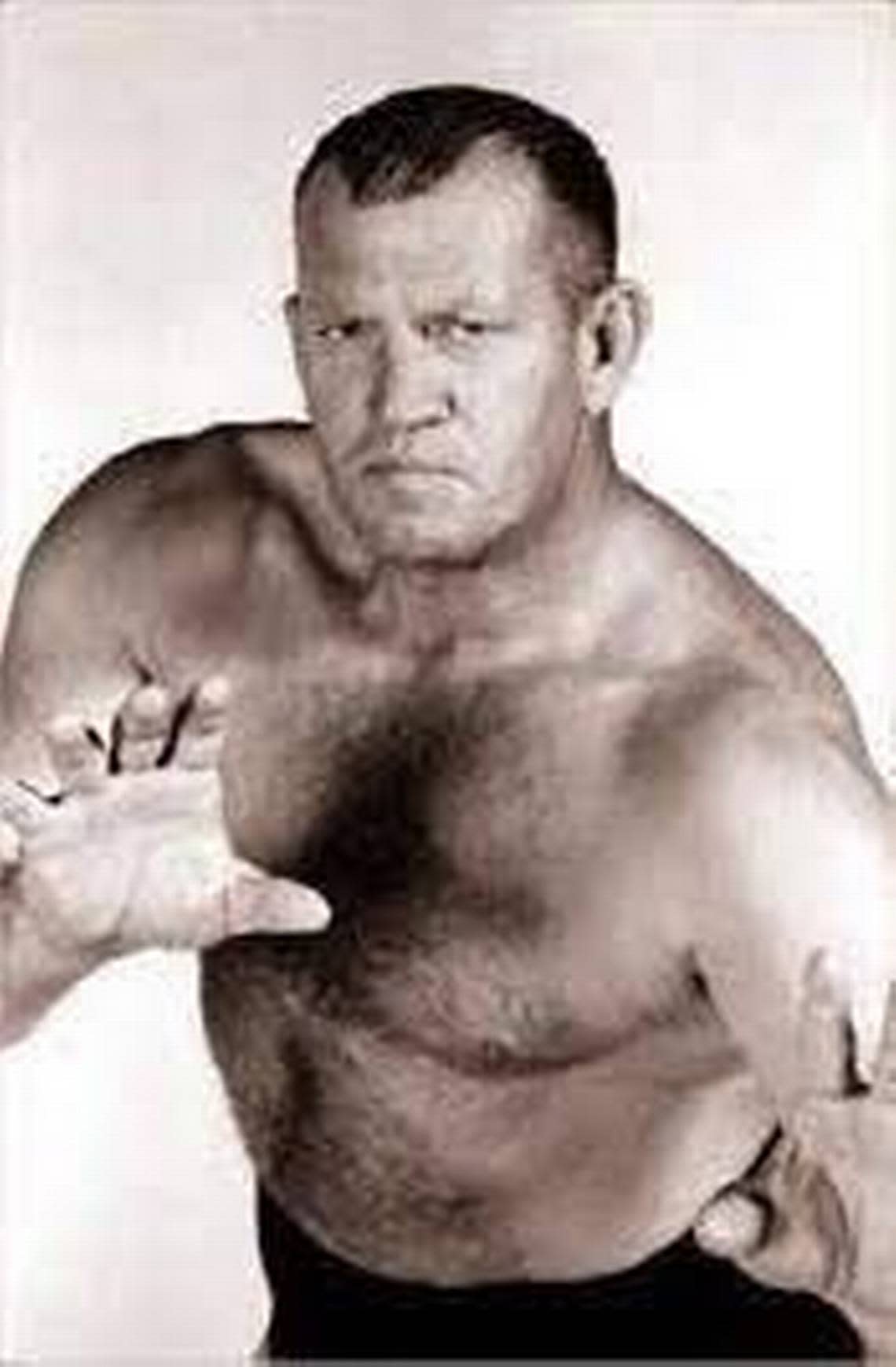 Fritz von Erich’s wrestling character was transformed from a “bad guy” to a “good guy in the 1960s. Courtesy/Richard Selcer