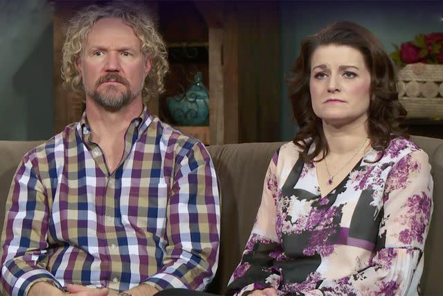 TLC (L-R) Kody Brown and Robyn Brown in a confessional while filming 'Sister Wives'.