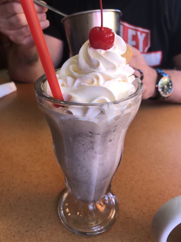 Oreo Milkshake, Phillips Avenue Diner, Sioux Falls, South Dakota