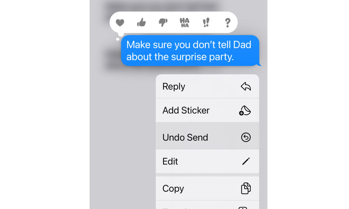 How to unsend a message on an iPhone