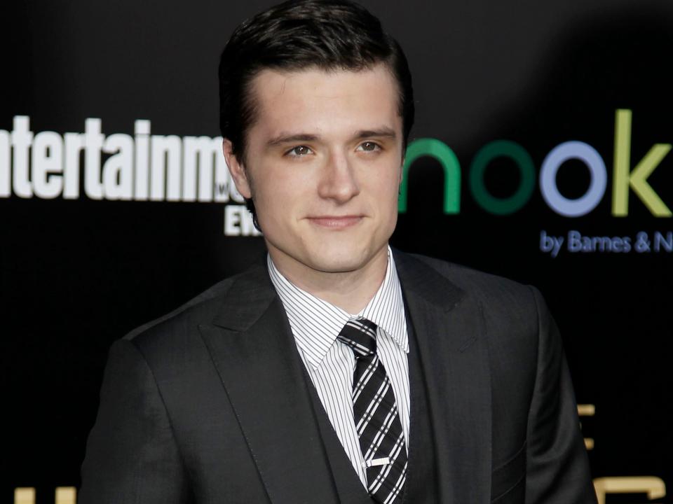 Josh Hutcherson at the LA premiere of "The Hunger Games" in March 2012.