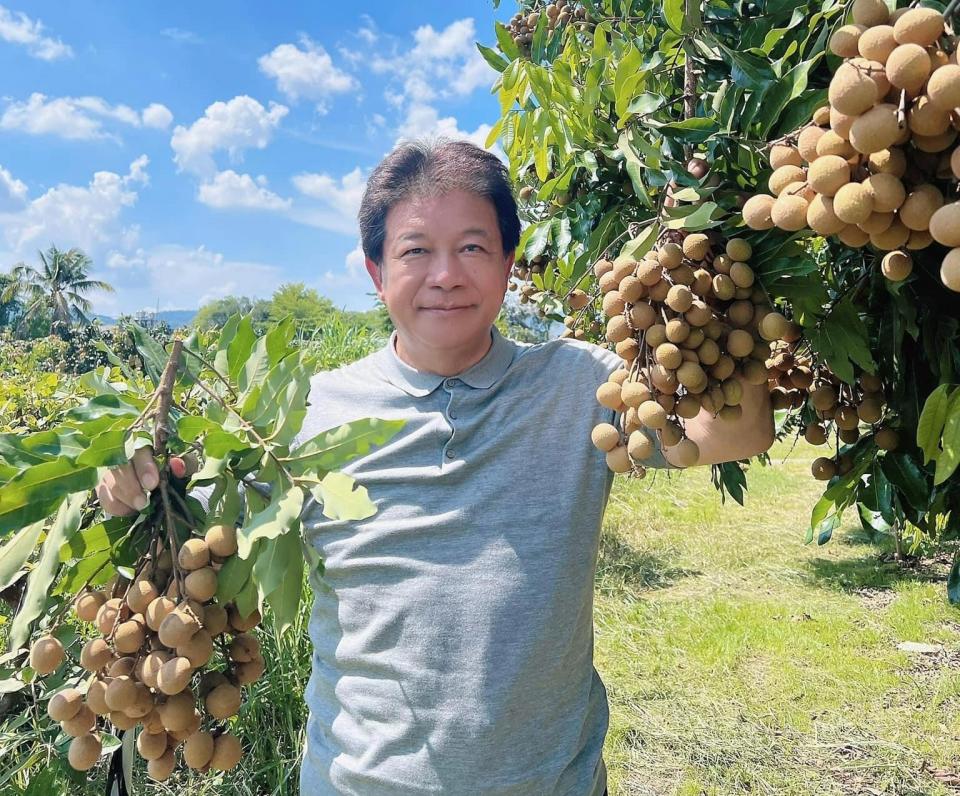 現任無黨籍議員郭信良為邱莉莉的假想敵。翻攝郭信良臉書