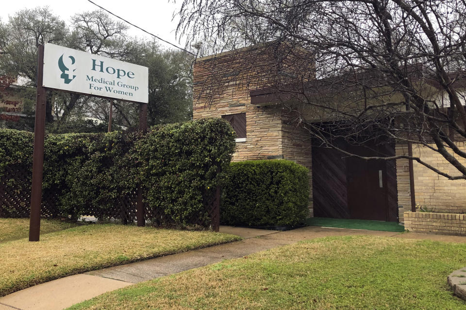 Image: An exterior photo of the Hope Medical Group for Women on Feb. 20, 2020, in Shreveport, La. (Rebecca Santana / AP file)