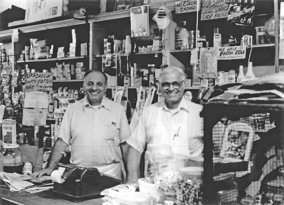 A 1990s photo of brothers Gene (left) and Nick Debs, who took over Debs Store on Jacksonville's Eastside from their father, Nicolas. The brothers grew up above the store and ran it for decades until they died.