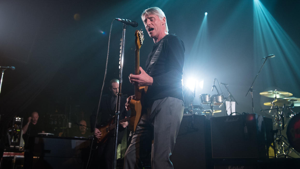  Paul Weller performs at Le Bataclan on April 8, 2015 in Paris, France.  