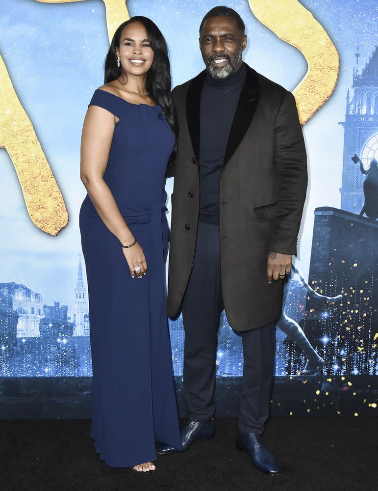 Sabrina Dhowre and Idris Elba | Steven Ferdman/Getty