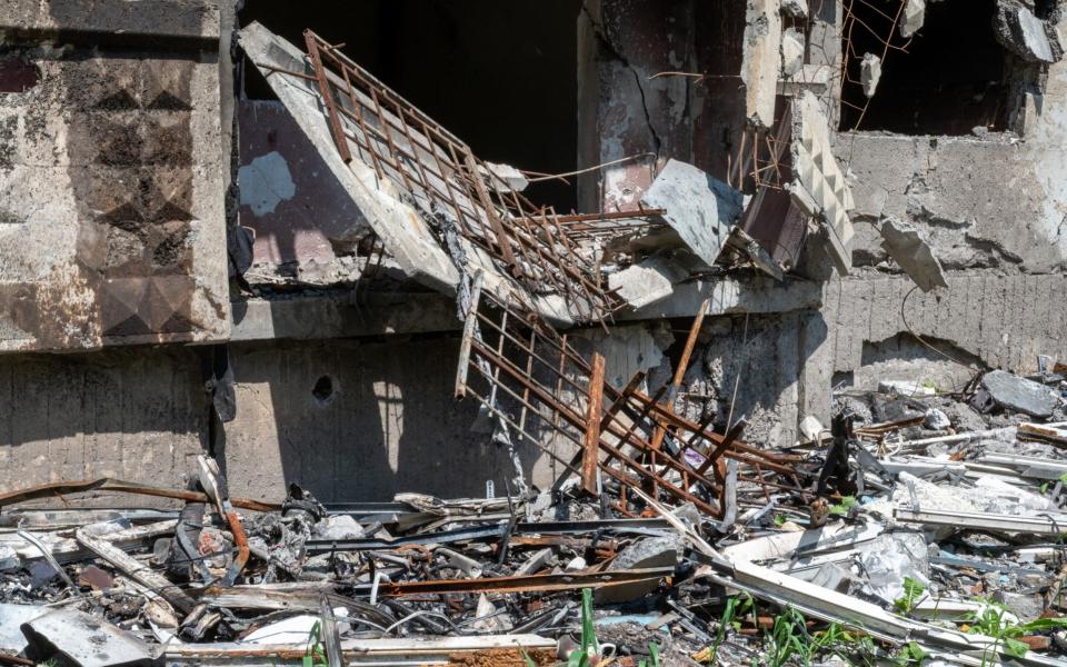 Destruction in Kharkiv after Russian attacks - Anadolu