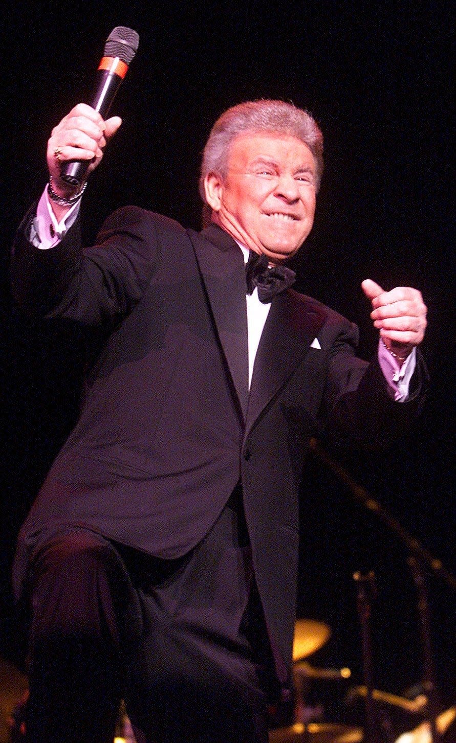 Bobby Rydell, shown performing in Atlantic City in 2000, died on Tuesday, April 5. He was 79.