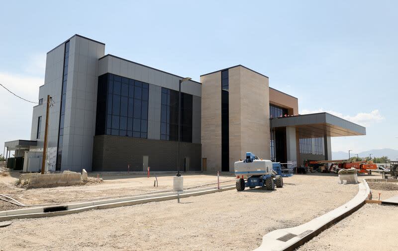 The Kem And Carolyn Gardner Mental Health Crisis Care Center is under construction in Salt Lake City on Friday. | Kristin Murphy, Deseret News