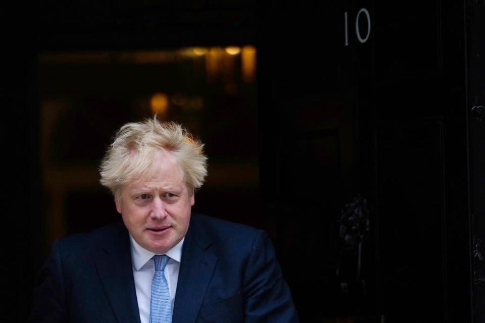 Prime Minister Boris Johnson will head to Belfast for crunch talks on Monday (Victoria Jones/PA) (PA Wire)