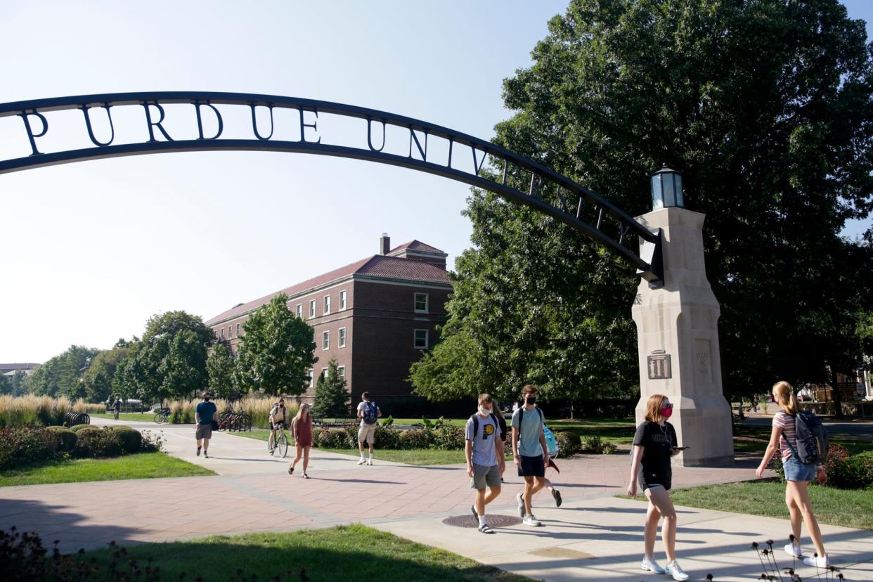 Purdue University, Aug. 24, 2020.