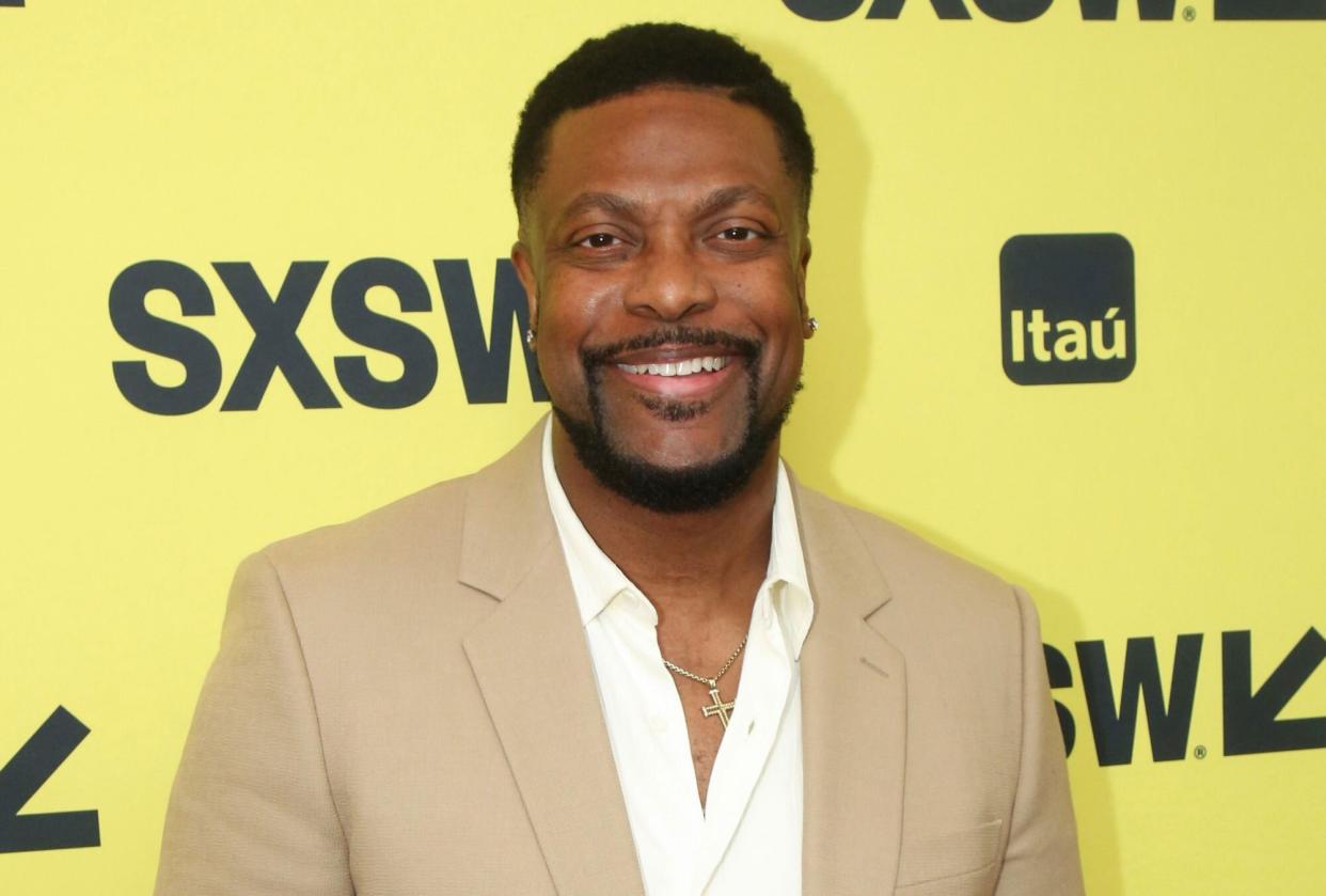 Mandatory Credit: Photo by Jack Plunkett/Invision/AP/Shutterstock (13833708at) Chris Tucker arrives for the world premiere of "Air" at the Paramount Theatre during the South by Southwest Film & TV Festival, in Austin, Texas 2023 SXSW - "Air", Austin, United States - 18 Mar 2023