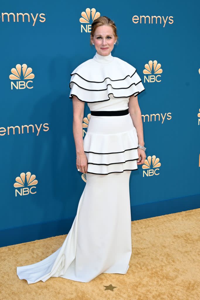 Laura Linney attends the 74th Primetime Emmys on Sept. 12 at the Microsoft Theater in Los Angeles. (Photo: ROBYN BECK/AFP via Getty Images)