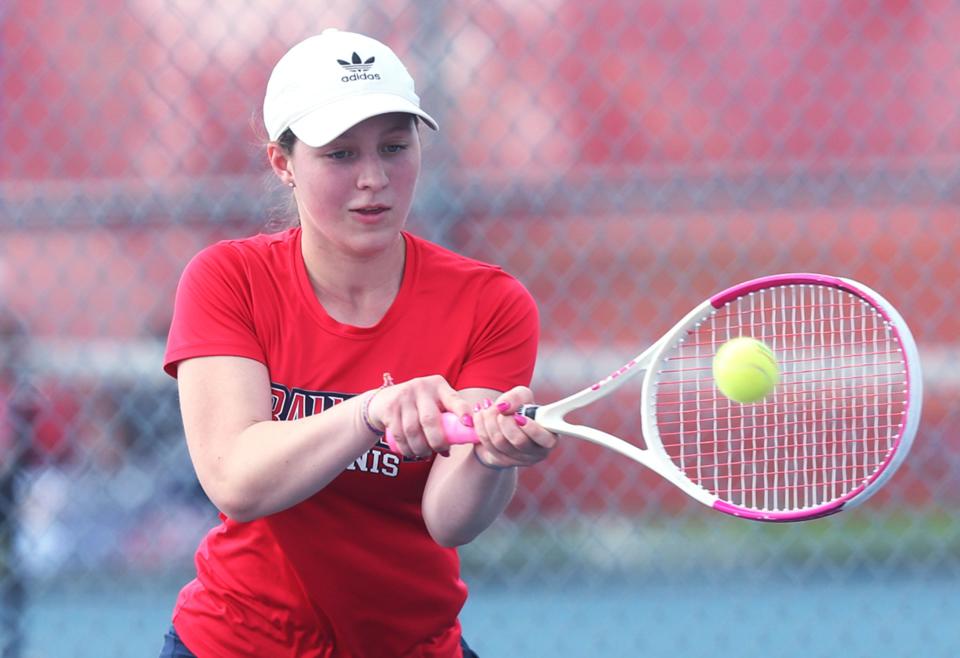 Kaitlyn Zugay will graduate from Ballard after just three years, and she placed eighth at last year's Class 1A girls tennis state singles tournament, despite not starting the sport until 2020.