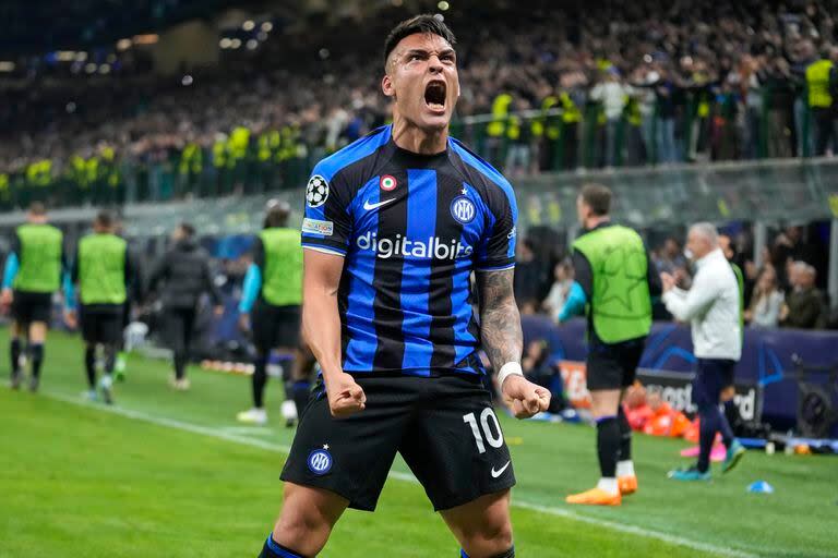 Lautaro Martínez va, con el Inter de Milán, por la gloria máxima en la Champion League (AP Photo/Luca Bruno, File)