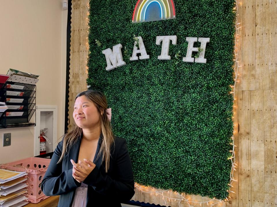 Hong Ha Hoang, a teacher in San Jose, spent the first few days of this school year filling in during her prep periods for various absent colleagues at Andrew Hill High School.