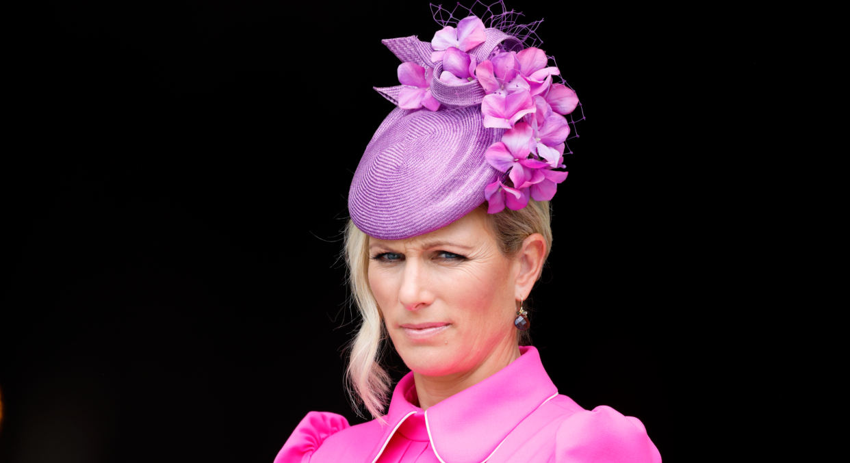  Zara Tindall attends a National Service of Thanksgiving to celebrate the Platinum Jubilee of Queen Elizabeth II at St Paul's Cathedral on June 3, 2022 in London, England