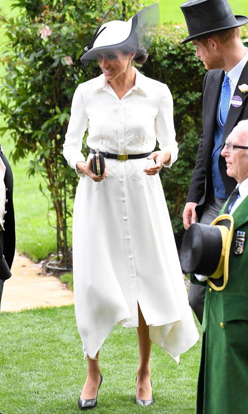 Meghan, Duchess of Sussex attends Royal Ascot Day 1 at Ascot Racecourse on June 19, 2018 in Ascot, United Kingdom