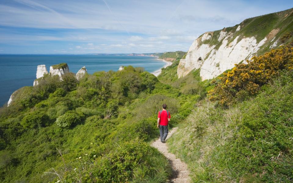 Hiking in Devon. England. UK