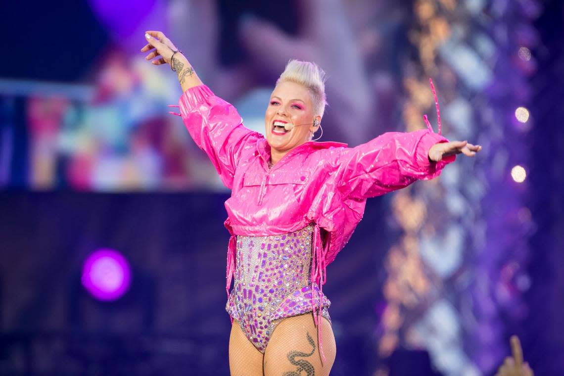 P!NK will bring her Trustfall Tour to the Kaseya Center.