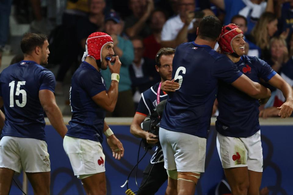 France could celebrate out of relief at the final whistle  (EPA)