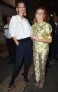 <p>Uma, whose love of Prada has spanned decades, went for a casual-chic look at a private dinner hosted by head designer Miuccia Prada at Fred L’Ecailler restaurant on May 22. (Photo: Jacopo Raule/Getty Images for Prada) </p>