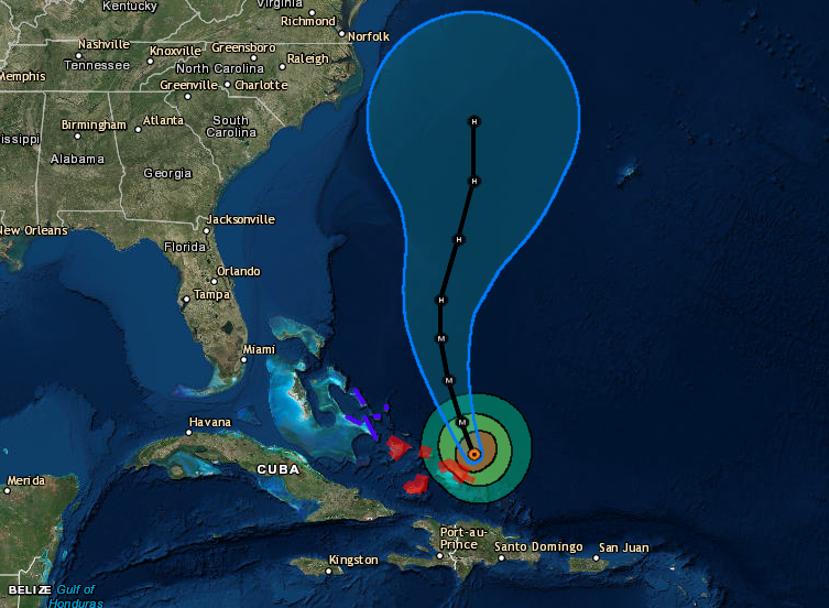 Hurricane maria path