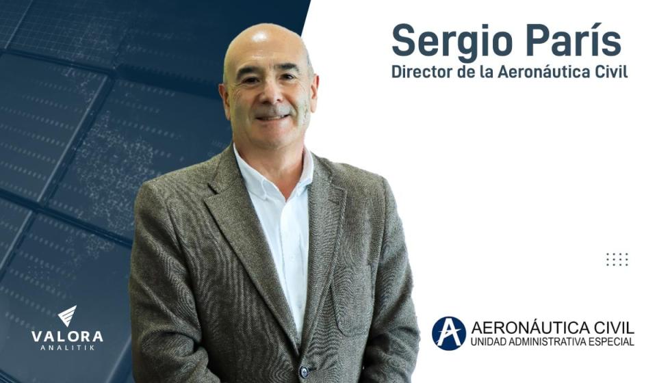 Sergio París, nuevo director de la Aerocivil de Colombia. Foto: MinTransporte
