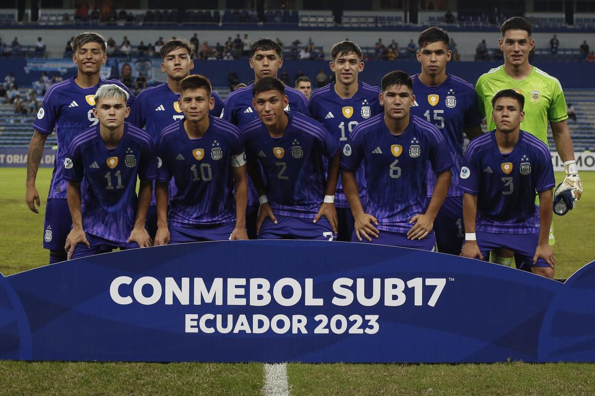 Posiciones de sudamericano sub 17